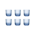 Bormioli Rocco America '20s 370ml Rock Drink Glasses Set 6 - Sapphire