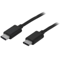 Star Tech 2m USB-C Cable Male To Male For USB-C Devices/Mac/ChromeBook Black