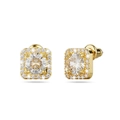 Meissa Cube Gold Stud Earrings