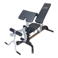 Flat Incline Decline Bench Press with Leg Extension
