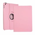For iPad 10.2 Lychee Texture Horizontal Flip 360 Degrees Rotation Leather Case Pink