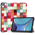 For iPad mini 6 Case,Karst Smart PU Leather Case, 3-Fold Cover, Magic Cube