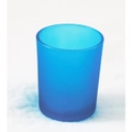 50 x Turquoise Blue Frosted Shot Glass Tealight Votive Candle Holder 6.5cm Party Decoration