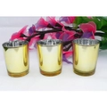 50 x Gold Glass Tealight Candle Holder - Golden Anniversary Party wedding Decoration