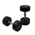 12.5kg x 2 Commercial Grade - Rubber Coated Dumbbell Hand Weight- Rubber Dumbbell