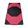 Super Large 300cm X 120cm Gymnastics Folding Gym Yoga Exercise Mat - Black/Red