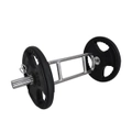 Total 48kg - 88cm Olympic Tricep Barbell Weight Set - Rubber Coated Weight Plate