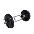 Total 78kg - 88cm Olympic Tricep Barbell Weight Set - Rubber Coated Weight Plate