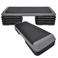 Aerobic Step - 110cm*40cm Cardio Exercise Stepper - 8 Risers + 1 Black Stepper - Home Gyms and Fitness Training