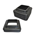 Aerobic Step Riser Block - 6 x Black Risers - Only Block - Home Gyms and Fitness Training