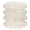 OCTO Genuine Australian Premium Soft Sheepskin Lambskin Rug Pelt White / Ivory