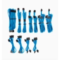 For Corsair PSU - BLUE Premium Individually Sleeved DC Cable Pro Kit, Type 4 (Generation 4) CP-8920225