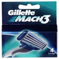 Gillette Mach 3 Cartridge 4 Pack