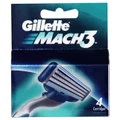 Gillette Mach 3 Cartridge 4 Pack