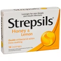 Strepsils Lozenge Honey & Lemon 16 pack