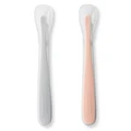 Skip Hop Easy-Feed Spoons - Grey and Soft Coral