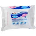 Milton Antibacterial Wipes 30 Pack