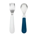 Oxo Tot Feeding Fork and Spoon - Navy