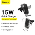 Baseus Original 15W QI Wireless Car Mount Charger Air Vent Phone Holder For iPhone Samsung Huawei Xiao Mi