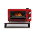 iNNOWARE Small Mini 12L 1300W Electric Oven Timer Portable Kitchen Grill Bake Roast (Red) TO12S