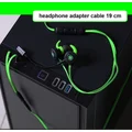 PLEXTONE 3.5mm Female to 2 Male Headphones Mic Audio Y Splitter Earphones Adapter Cable for PC Laptop