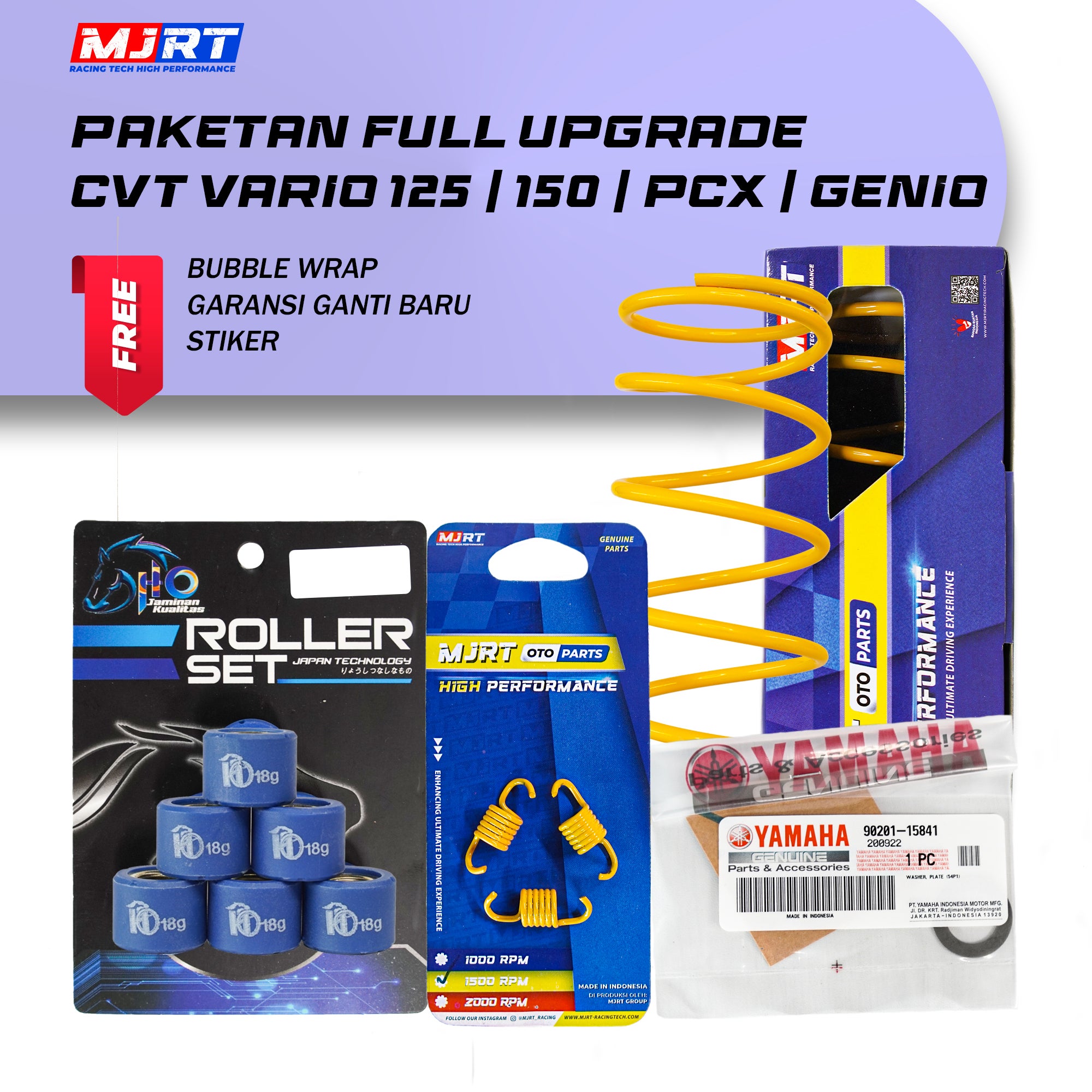 PAKET FULL UPGRADE CVT PCX VARIO 125 VARIO150 VARIO 160 ADV