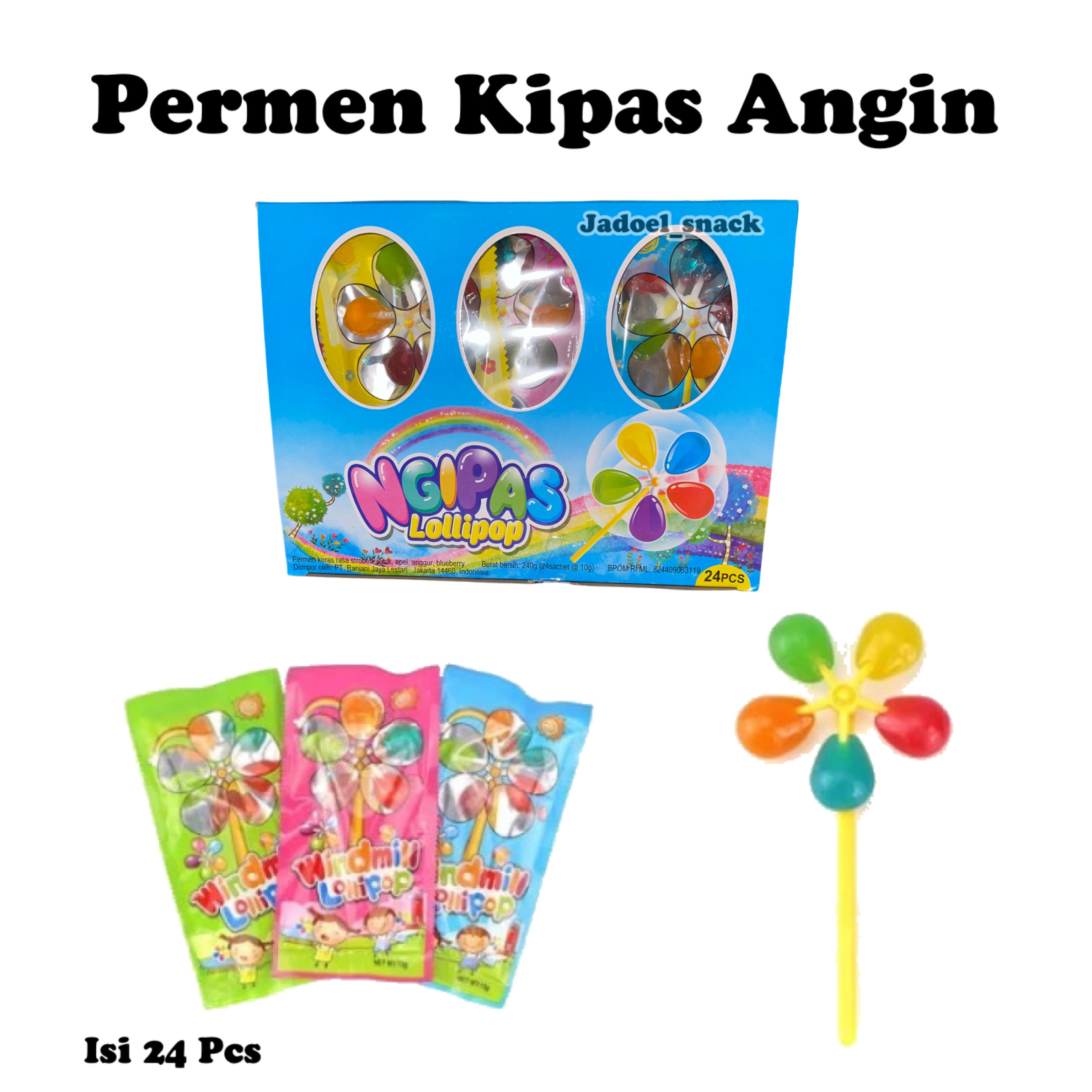 Permen Kipas Angin isi 24 Pcs By Jadoel Snack