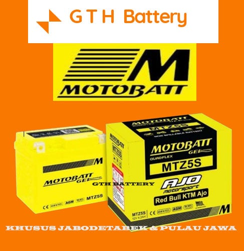 Jaminan ORIGINAL MOTOBATT Untuk Motor Beat Scoopy Vario 110 spacy Genio Mio Soul/ GT Shogun 125