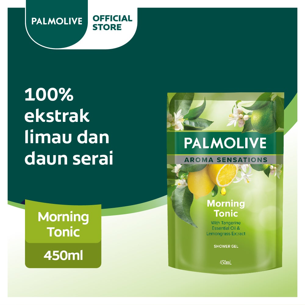 Palmolive Aroma Sensations Morning Tonic Sabun Mandi 450 ml