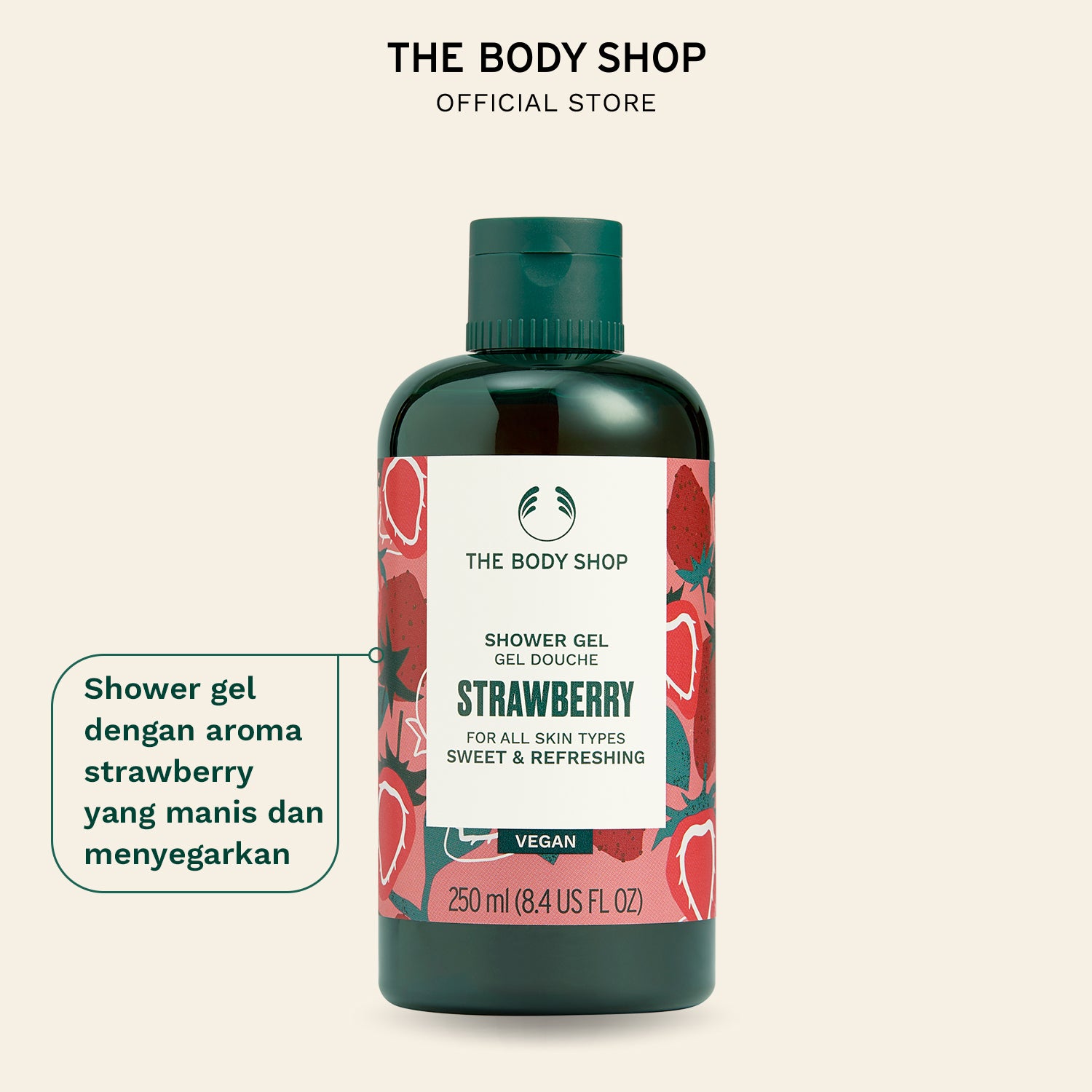 The Body Shop Strawberry Shower Gel 250ml