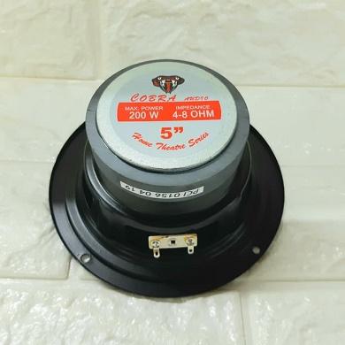 speaker woofer cobra 5 inch 200 watt 4-8 ohm