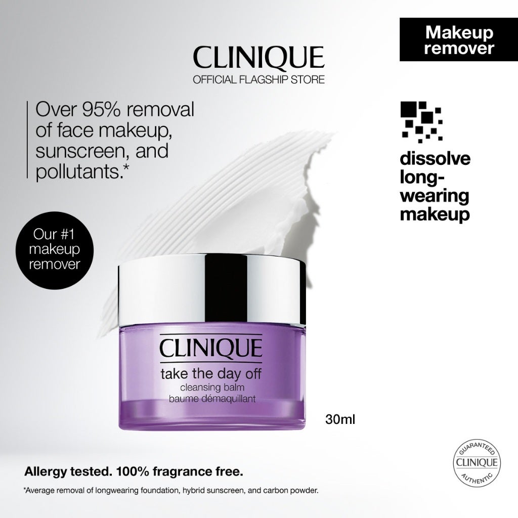 Clinique Take The Day Off Cleansing Balm - Cleanser 30ml125ml200ml | Makeup Remover Dissolves Waterproof Makeup