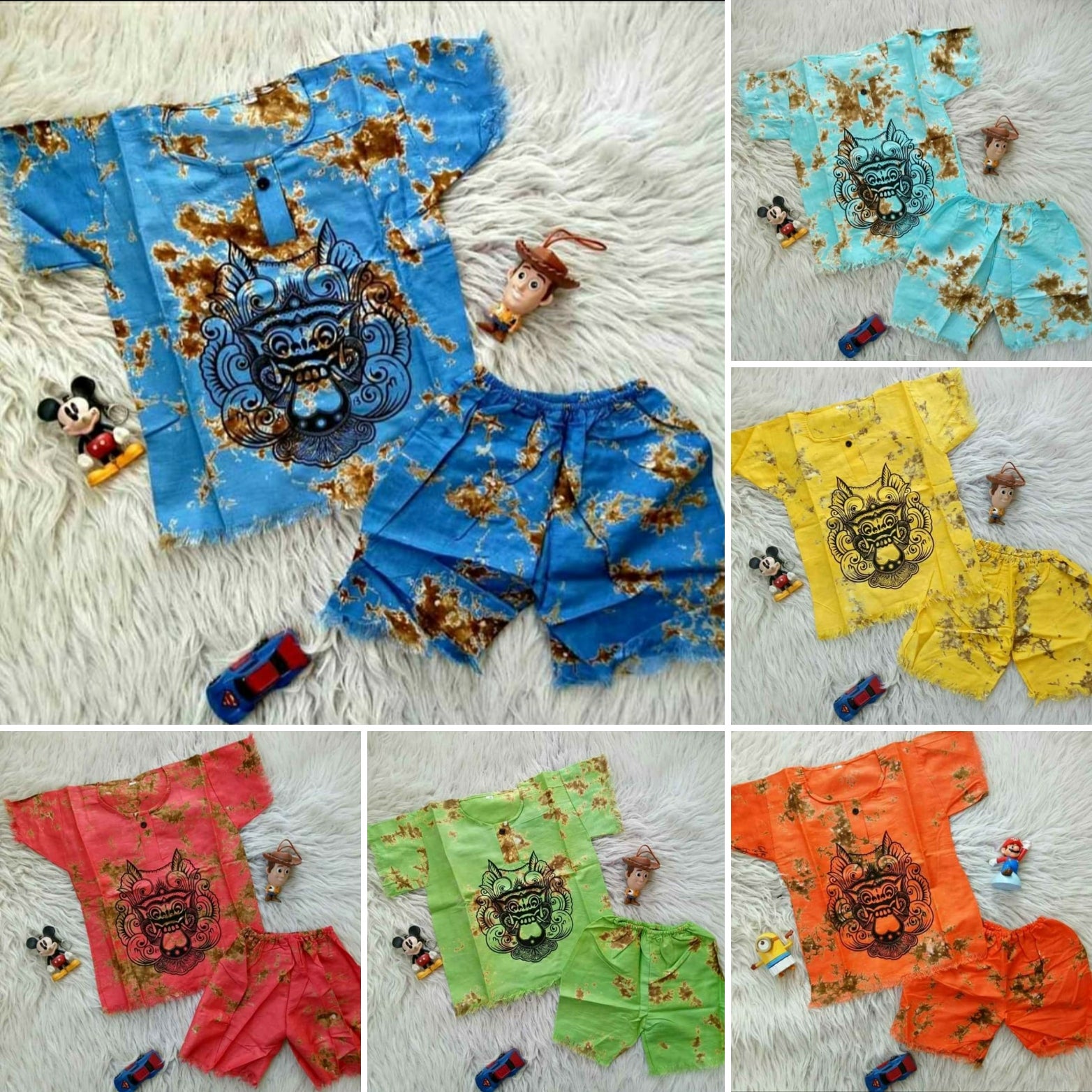 SET ANAK// BAJU ANAK// SETELAN BARONG// BAJU KHAS PULAU BALI