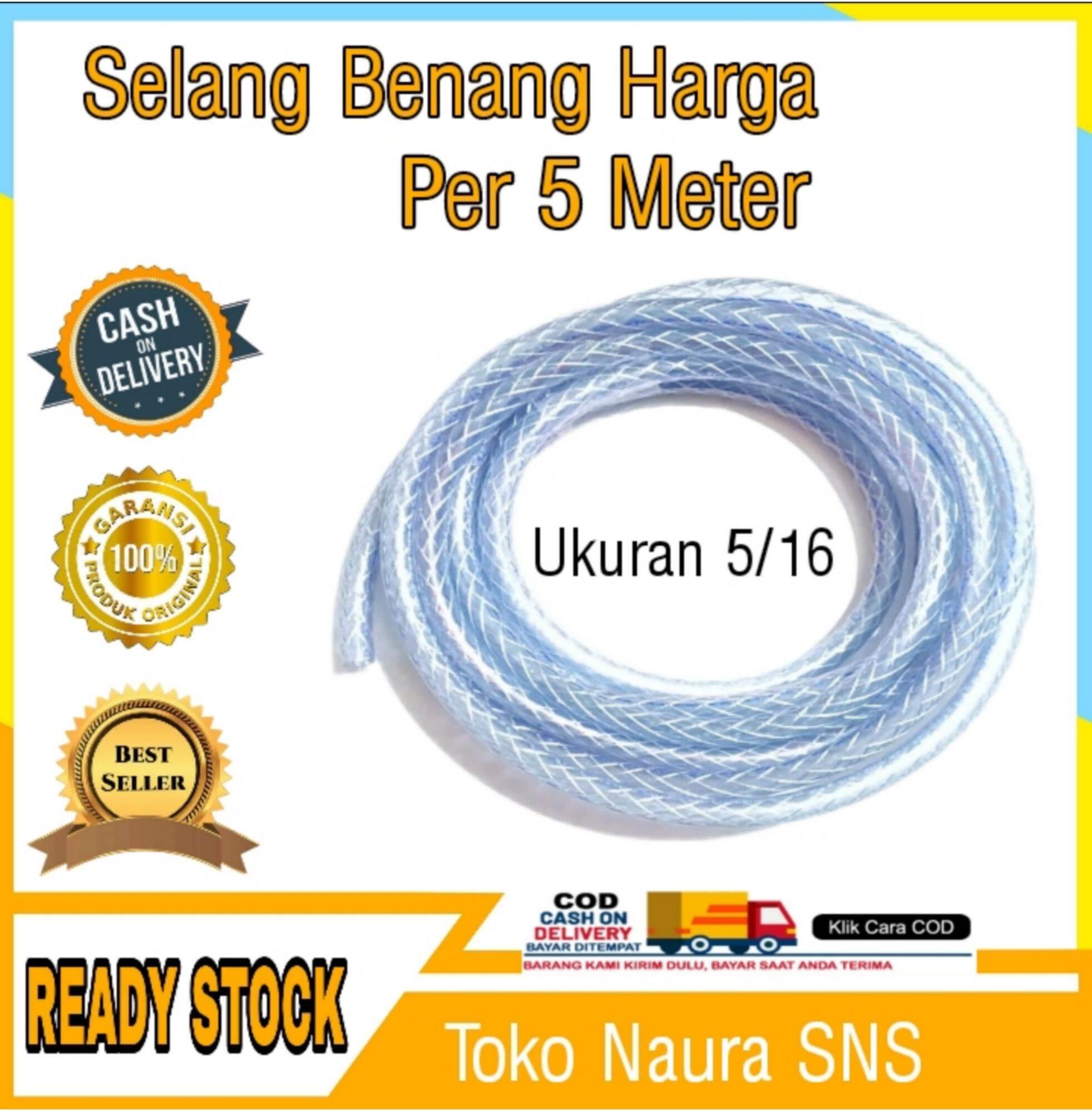 Selang air serat benang 5 pet 16 Selang pompa DC 5 meter