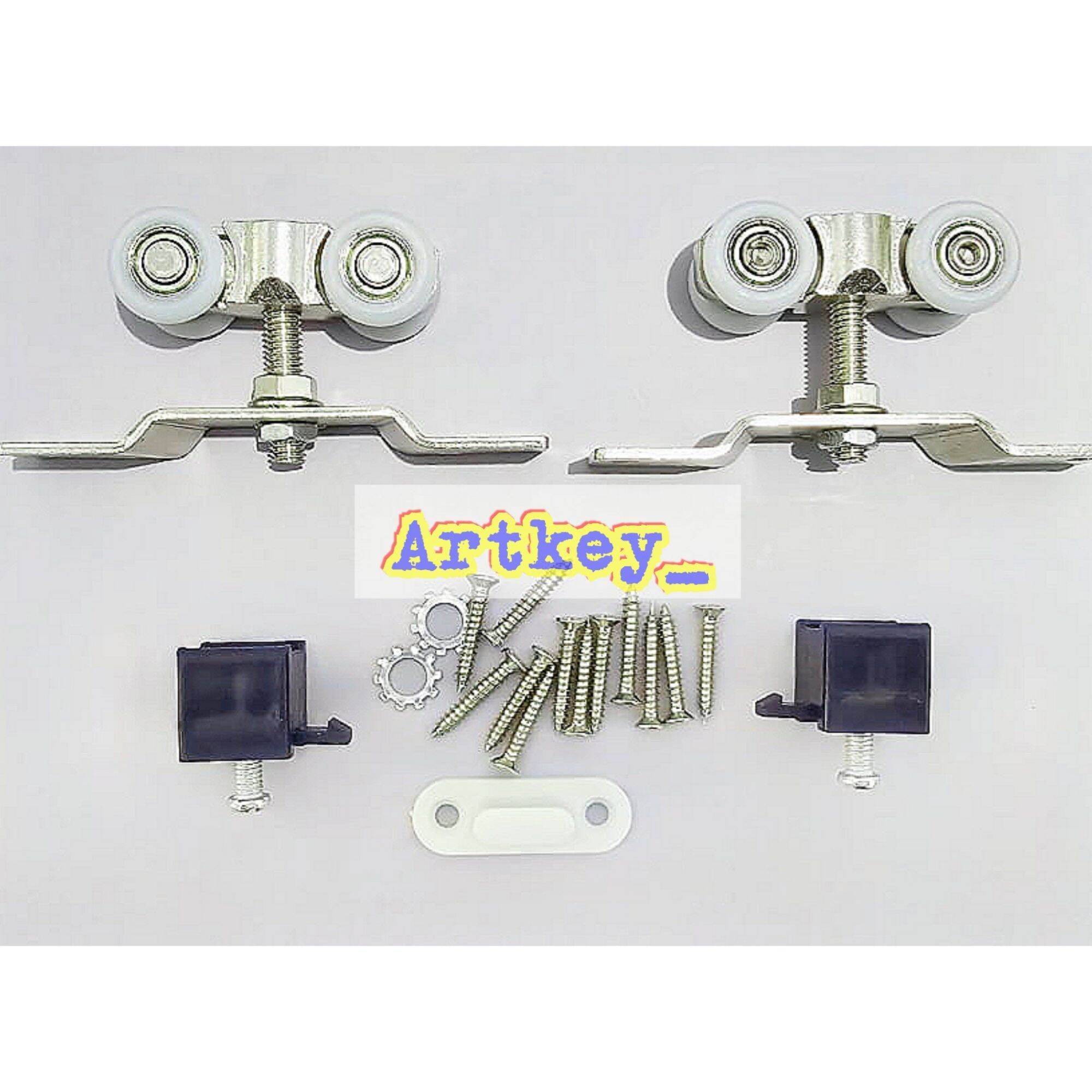 Roda Sliding Rel Pintu Gantung for Track Alumunium/Galvanis