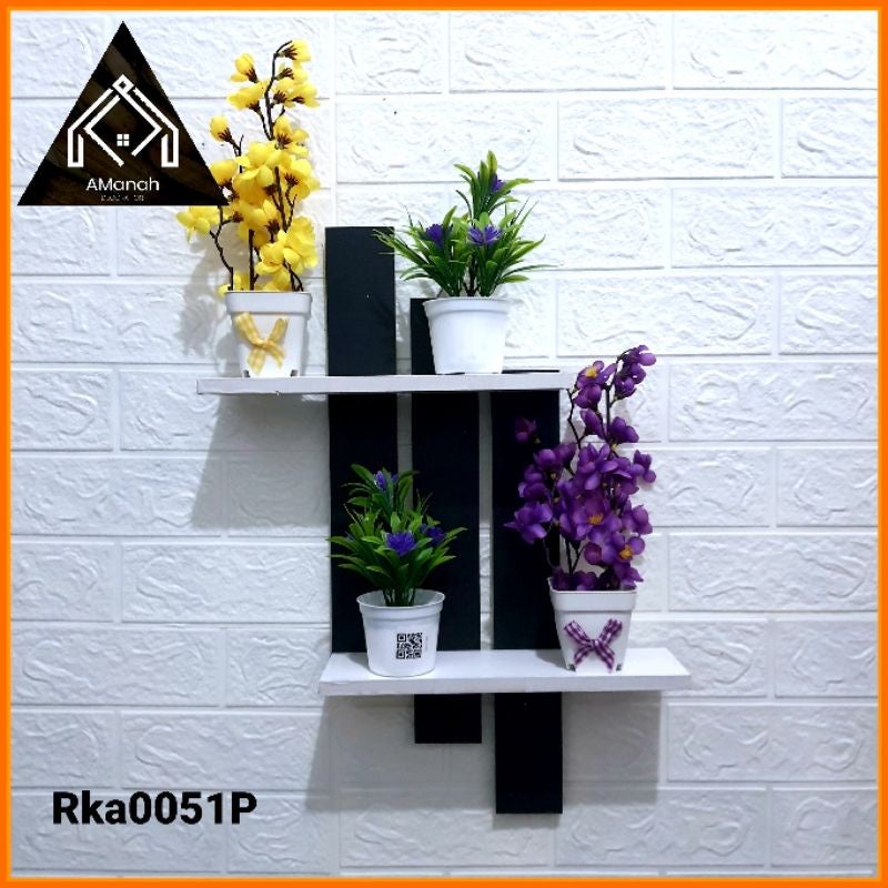 RAK DINDING MODEL ANGKLUNG SINGLE - RAK KAYU PAJANG TEMBOK MINIMALIS RAK DINDING GANTUNG