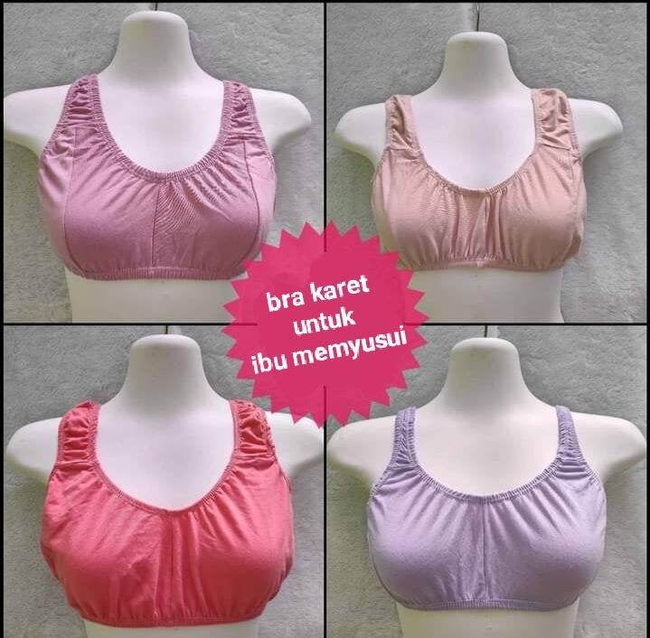 5pcs miniset dewasa/minset remaja/bra karet/bra untuk ibu menyusui