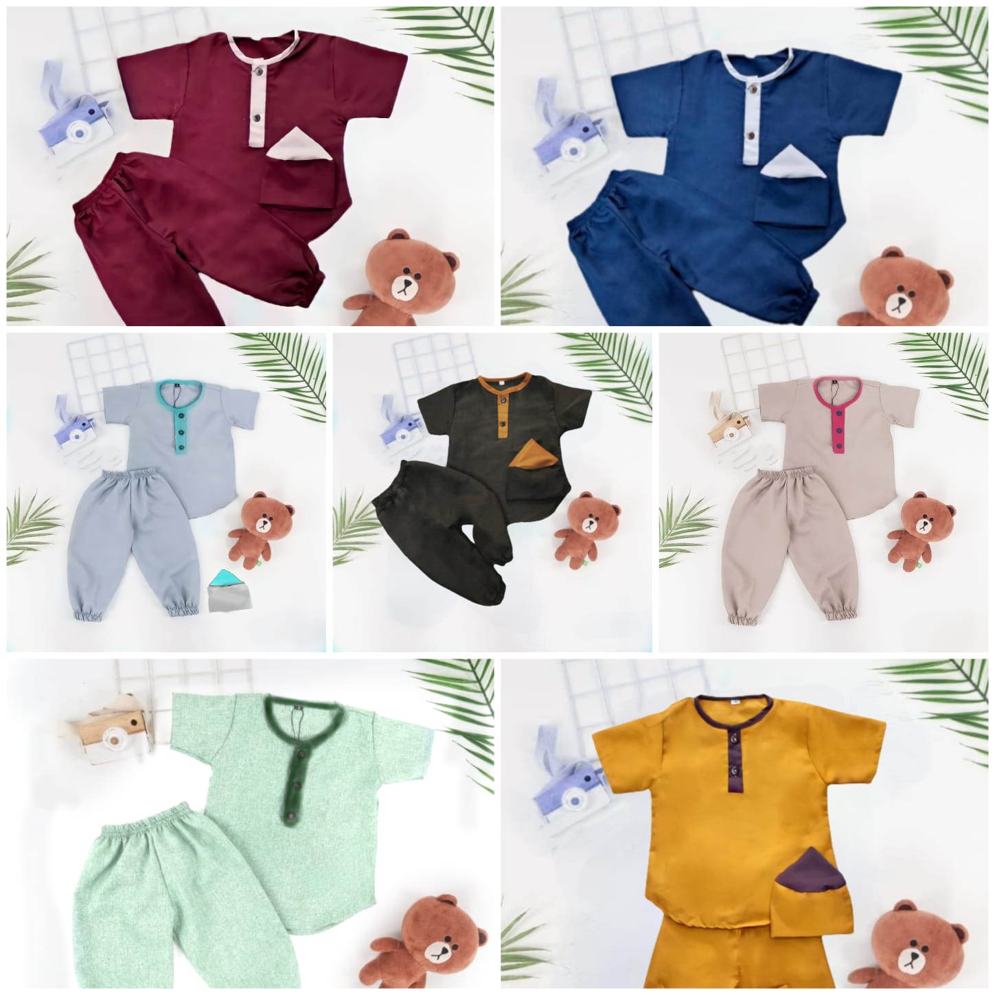 Baju Koko Turki Joger Anak Koko Anak Newborn 0 - 4 Tahun