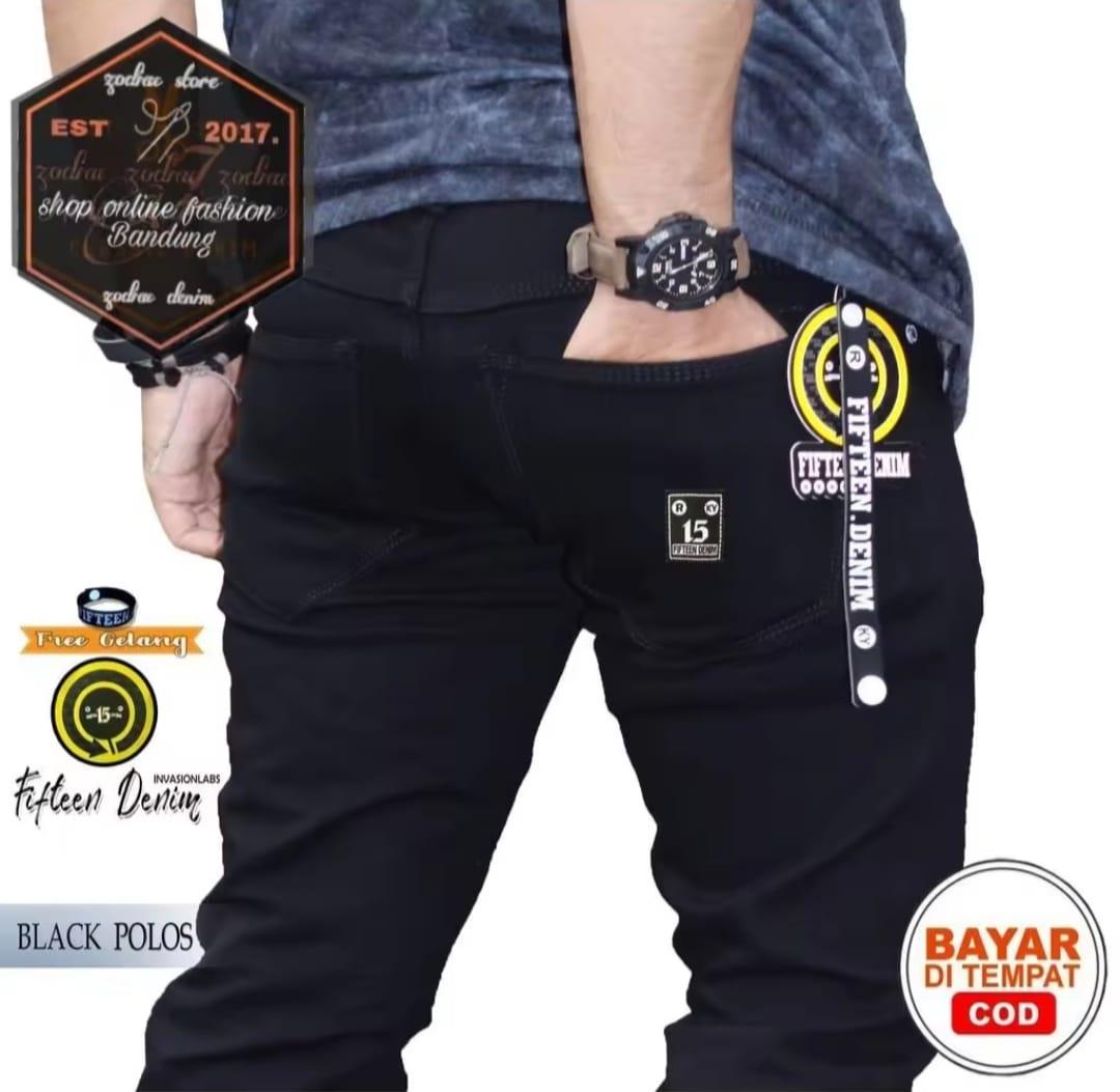 FIFTEEN DENIM PROMO- Terbaru Celana Jeans Pria Slimfit - Terlaris Celana Denim Pria Skiny -Celana Panjang Pria Jeans Pensil - Celana Jeans Pria Super Skiny - Jeans Denim Pria Slimfit Murah - Celana Jeans Pria Slim Premium Denim