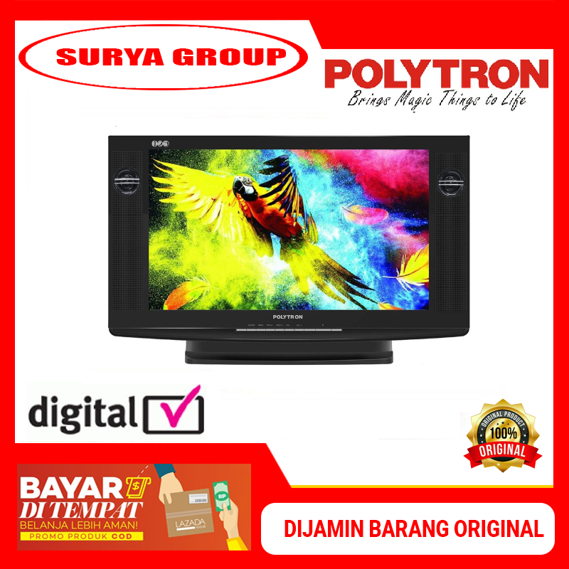 LED TV Digital POLYTRON PLD24V123/223 (24 Inch) Model Tabung - Bergaransi Resmi