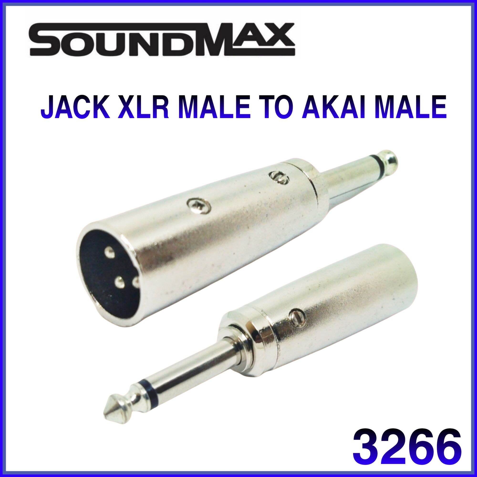 Over Jack Canon Male to Akai 3266 Converter XLR