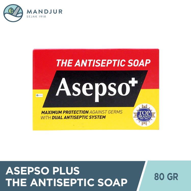 Asepso Plus 80 Gram - Sabun Batang Antiseptik