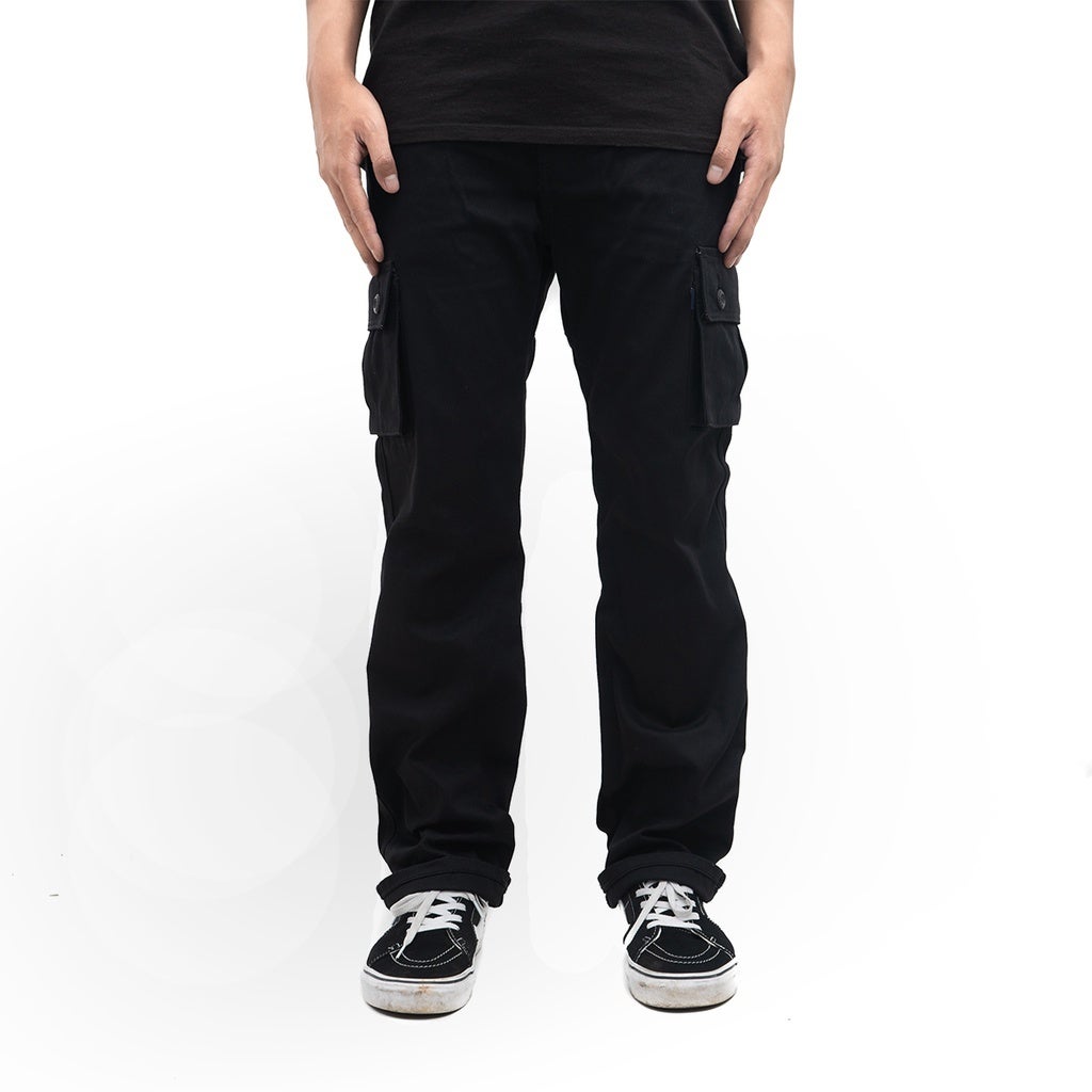 Hammerstout - Combat Slim Type-2 Black - Cargo - Celana Pria