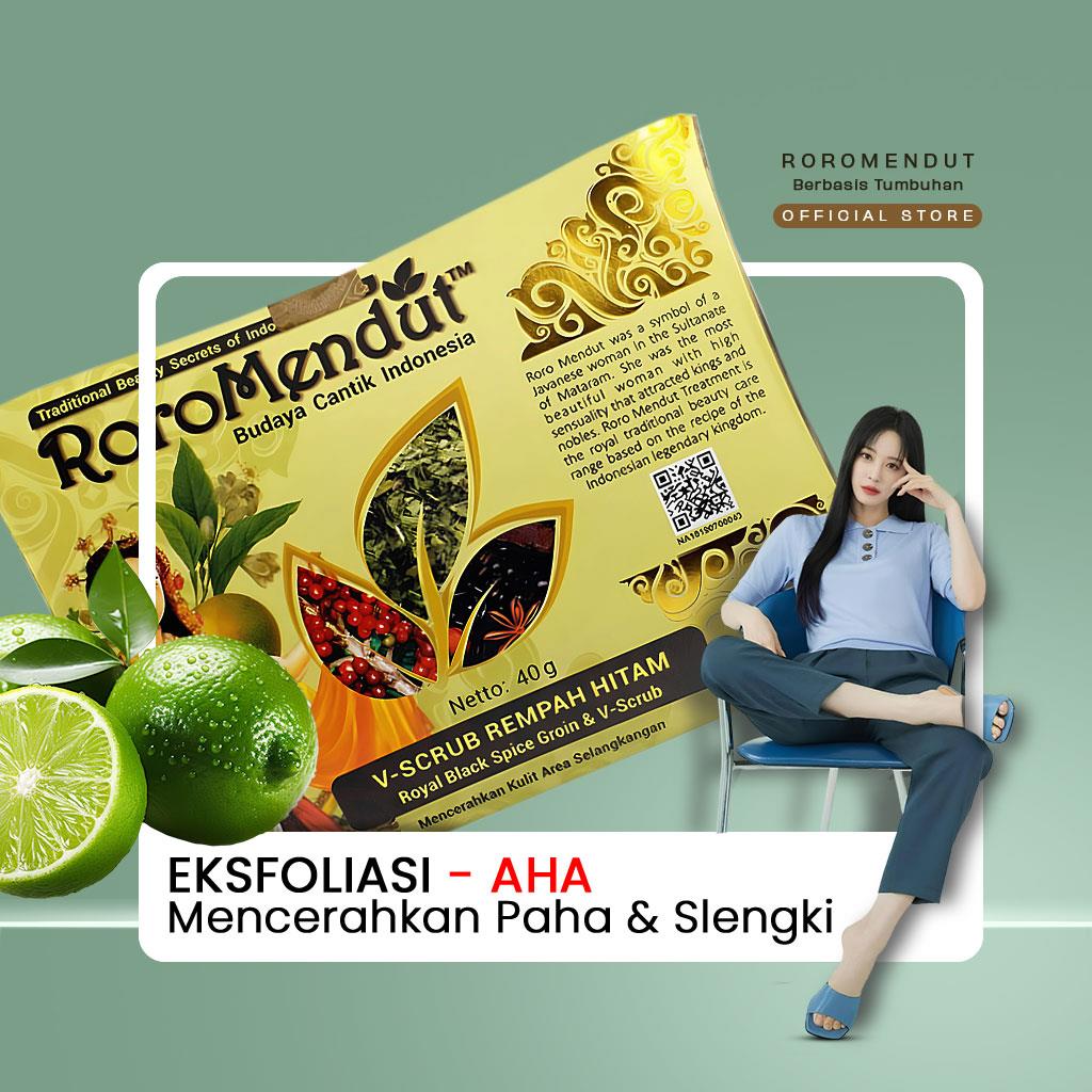 Pencerah Area Selangkangan Organik Black Spice Intensive Peeling V-Area Langsung Halus Tanpa Kimia