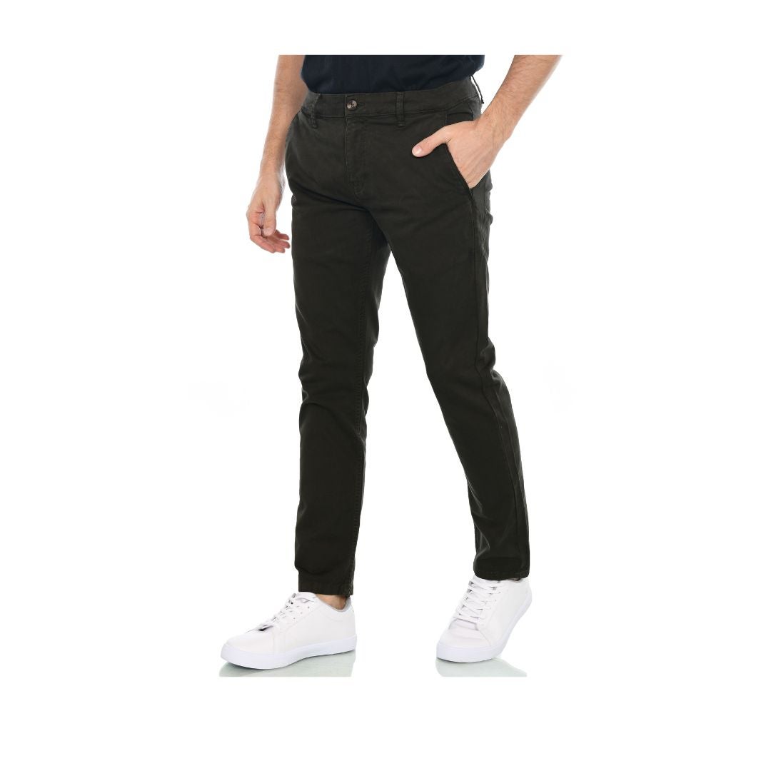Cottonology Celana Chino Pria Olive