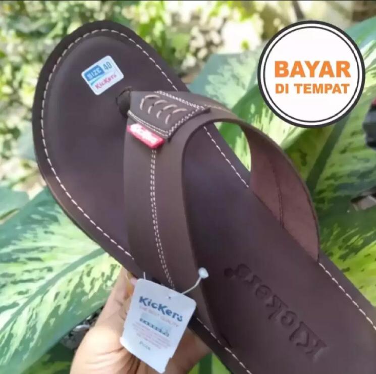Sandal kulit pria dewasa /sandal kulit pria / sendal pria dewasa/ sendal jepit pria / sendal import cowok / sandal pria
