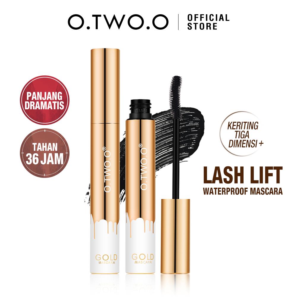 O.TWO.O Mascara Waterproof Tahan Air Long Lasting Volumizing Lengthening Eye Lash Makeup