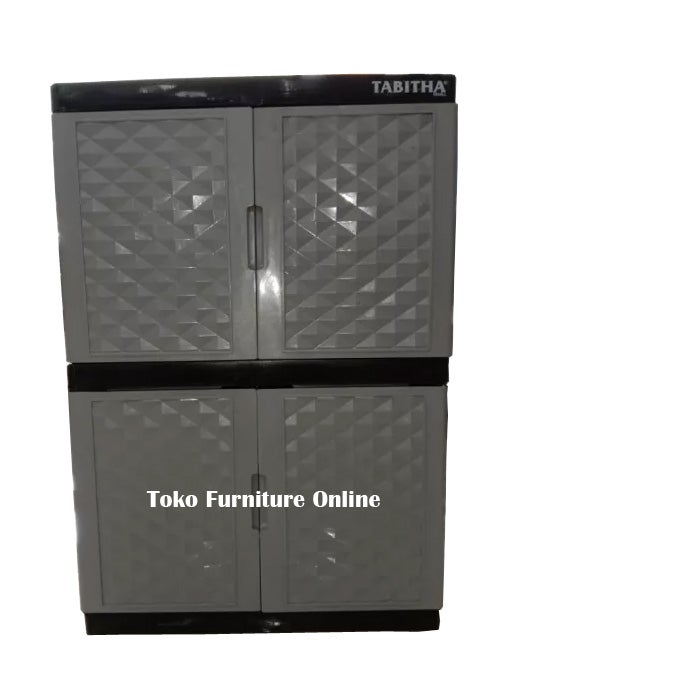 (Bayar Ditempat) lemari plastik pakaian 2/3/4 Susun TABITHA/ELCO FLIP