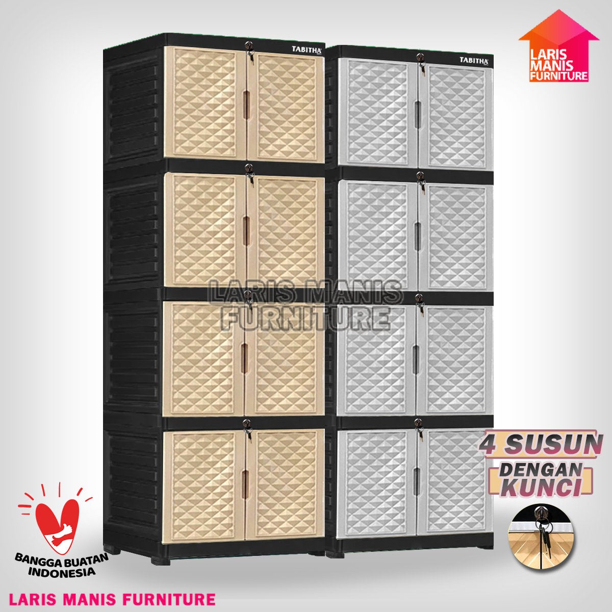 Lemari Pakaian Plastik Serbaguna Lemari Kingdom Virus Warna Lemari Baju Minimalis Lemari Serbaguna