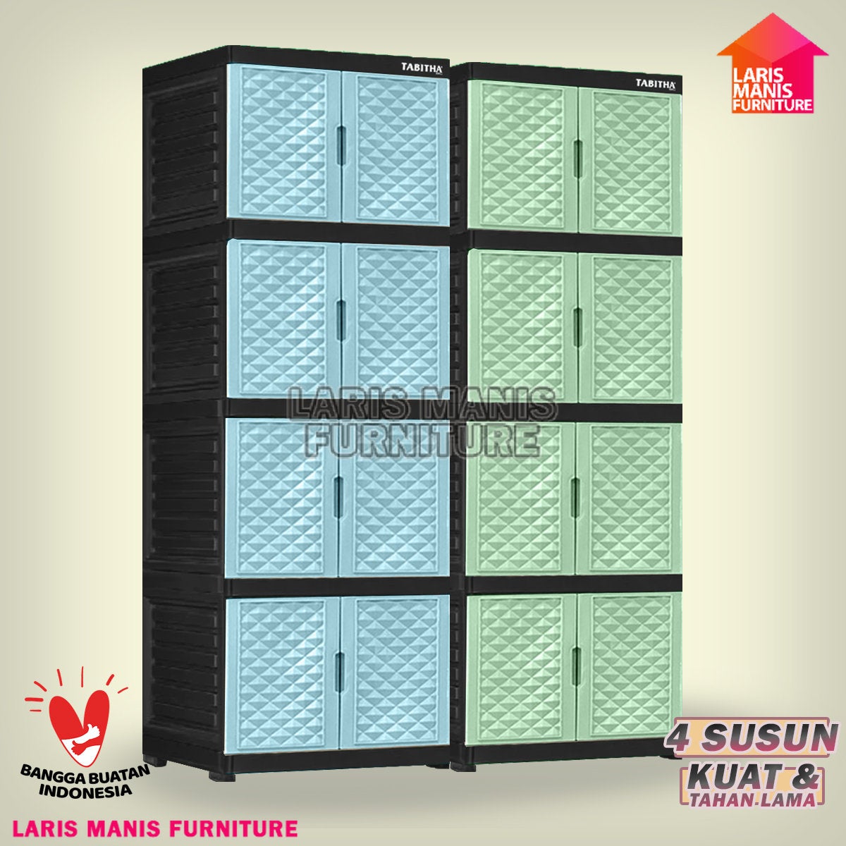 Lemari Pakaian Plastik 4 Susun Kingdom Virus 4 Susun Lemari Baju Plastik Minimalis Lemari Serbaguna